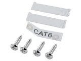 Soclu de perete RJ45 x2, ecranat, Cat 6