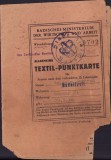 A2439N Allgemeine Textil-Punkkarte f&uuml;r Frauen nach dem vollendeten 20 Lebensjahr 1948 Radolfzell Germany Besatzungszone