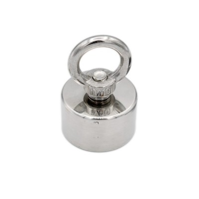 Magnet fishing 360&amp;deg; D 50 x H 30 mm - forță 180/45 kg foto