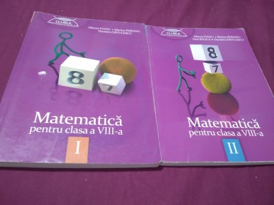 CULEGERE MATEMATICA CLASA VIII SEMESTRU 1+2 MARIUS PERIANU foto