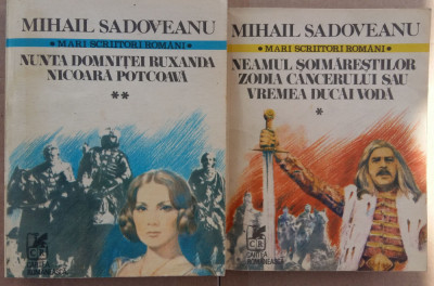 (C512) MIHAIL SADOVEANU - ROMANE ISTORICE (2 VOL.) foto