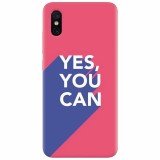Husa silicon pentru Xiaomi Mi 8 Pro, Yes You Can