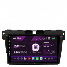 Navigatie Mazda CX-7 (2008-2013), Android 12, Q-Octacore 4GB RAM + 64GB ROM, 9 Inch - AD-BGQ9004+AD-BGRKIT326