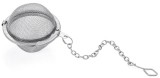 Infuzor pentru ceai MagicHome din inox, tip bila, 5 cm, cu lant