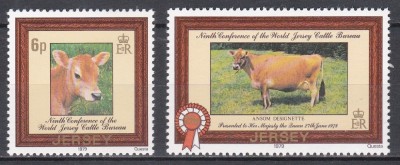 Jersey 1979 - EUROPA - Conferința Mondială pentru Bovine Jersey, MNH foto