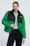 Cumpara ieftin The North Face geaca SAIKURU JACKET femei, culoarea verde, de iarna, NF0A853NROJ1