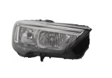 Far Opel Crossland X, 03.2017-01.2021, montare fata, dreapta, cu lumini de zi tip LED; H7+H7+PSY24W; electric; cu motor; halogen, DEPO