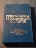 Determinarea constantelor analitice C. Luca