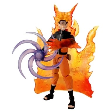 Anime Heroes Beyond Figurina articulata Naruto Uzumaki (tailed beast cloack) 17 cm foto