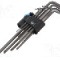 Set chei Torx&reg;, o&amp;#355;el, TX10, TX15, TX20, TX25, TX27, TX30, TX40, TX08, TX09, lungime {{Lungime totala}}, WERA - 05024450001