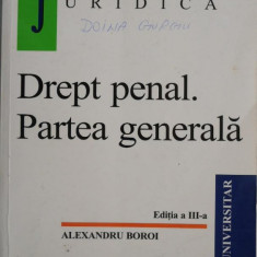 Drept penal. Partea generala – Alexandru Boroi