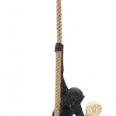 Lustra Monkey, Mauro Ferretti, Ø27 x 60 cm, 1 x E27, 20W, polirasina, negru