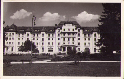 HST P1693 Poză Palace Hotel Sinaia perioada interbelică foto