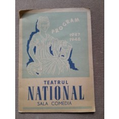 Teatrul National Sala Comedia - program 1947-1948