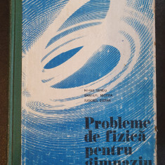 PROBLEME DE FIZICA PENTRU GIMNAZIU - SANDU, NICHITA, 1982, 223 pag, stare buna