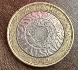 C50 - Moneda foarte veche - Anglia - 2 lire sterline - 2003