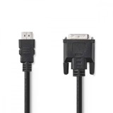 Cablu HDMI - DVI-D 24+1 pin tata 2m Nedis