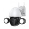 Camera Supraveghere PTZ Techstar? F01B, 2MP, FullHD, Lumina IR si Proiector LED, Control Vertical + Orizontal, Audio Bidirectional, Detectarea Miscari