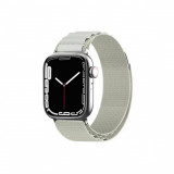 Cumpara ieftin Curea pentru Apple Watch 1/2/3/4/5/6/7/8/SE/SE 2 (38/40/41mm) Techsuit Watchband (W037) Star White
