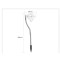 Lampa solara LED tip Diamant pentru gradina, inaltime 30 cm, 2V, ABS, 600mAh, alb rece