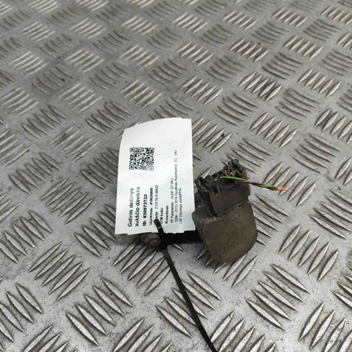 Senzor de nivel &icirc;nălțime dreapta spate AUDI Q7 4L 2014 OEM: 4E0907503C 30973722