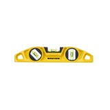 Stanley 0-43-603, nivela magnetica fatmax torpedo din aluminiu, 23 cm, 3 fiole, blister