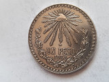 Moneda 1 peso 1933 argint Mexic, America de Nord