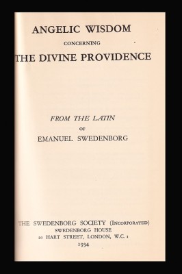 Angelic Wisdom concerning The divine providence / Emanuel Swedenborg 500p foto