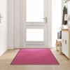 VidaXL Covoraș de intrare Roz și Negru 120 x 300 cm Poliamidă și PVC 4100742