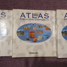 60 numere(21-86) Atlas Intreaga lume la dispozitia ta, aranjate in 3 biblioraftu