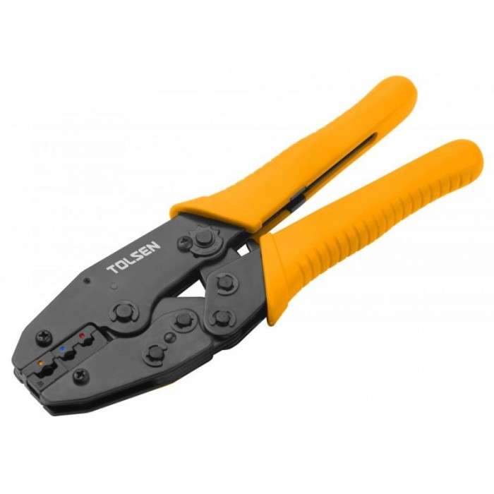 Cleste pentru sertizare cu clichet Tolsen, 220 mm, industrial Cleste pentru sertizare cu clichet Tolsen, 220 mm, industrial