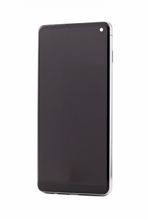 LCD Samsung Galaxy S10, G973, Negru + Rama,