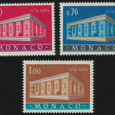 C290 - Monaco 1969 - Europa-cept 3v. neuzat,perfecta stare