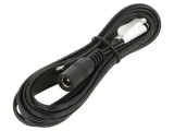 Cablu ESPE 3m 2x0,52mm&sup2; DC 5,5x2,5mm soclu drept negru KG256-000-213-0300