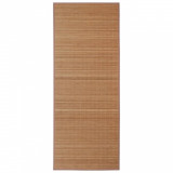 Covor din bambus, maro, 100x160 cm