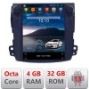 Navigatie tip Tesla Mitsubishi Outlander 2007-2011 radio gps internet 8Core 4G carplay android auto 4+32 kit-tesla-056 CarStore Technology