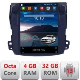 Navigatie tip Tesla Mitsubishi Outlander 2007-2011 radio gps internet 8Core 4G carplay android auto 4+32 kit-tesla-056 CarStore Technology