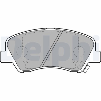 DELPHI LP2497 set placute frana,frana disc foto