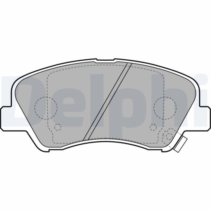 DELPHI LP2497 set placute frana,frana disc