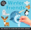 First Sticker Art: Winter Fun Animals: Use Stickers to Create 20 Cute Winter Animals