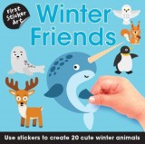 First Sticker Art: Winter Fun Animals: Use Stickers to Create 20 Cute Winter Animals