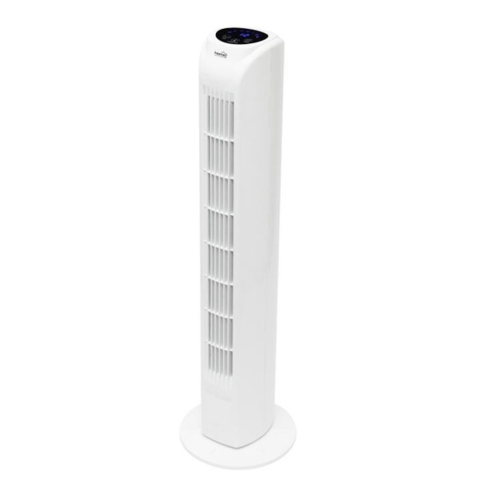 Ventilator de podea tip coloana, telecomanda, butoane tactile, 3 trepte viteza, temporizator, oscilatie, 60,5 dB(A)