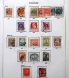 Polonia 1924&ndash;1927 &ndash; Lot 18 timbre clasice interbelice, Groszy și Złoty, serii definitive și peisaje