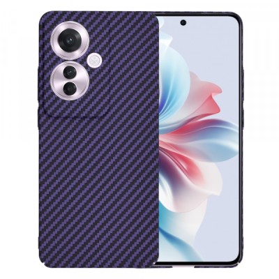 Husa pentru Oppo Reno11 F, Techsuit, Carbonite FiberShell, Mov foto