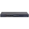 Switch PoE Dahua 16+2 Port, PoE 16x RJ45 10/100, Combo: 2x RJ45 10/100/1000 2x SFP 1000, 135 W, Cloud Management SafetyGuard Surveillance