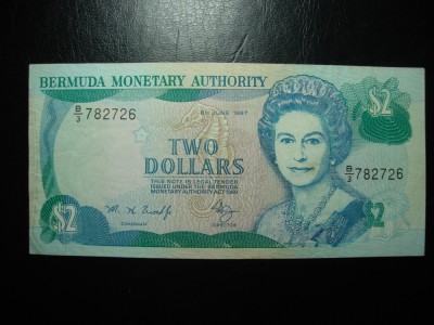 BERMUDA 2 DOLARI 1997 SUPERBA foto