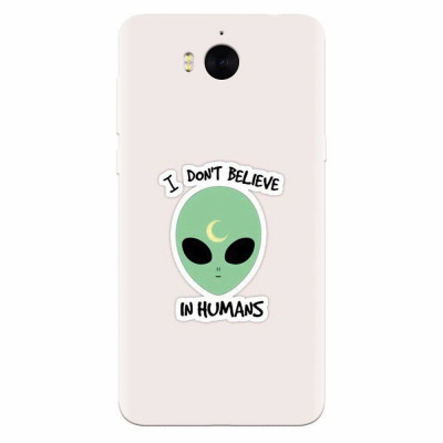 Husa silicon pentru Huawei Y5 2017, I Dont Believe In Humans foto