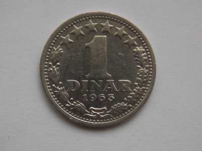 1 DINAR 1965 IUGOSLAVIA foto