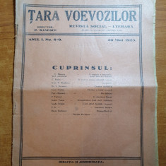 revista tara voevozilor 20 mai 1925-privelisti dobrogene de mihail sadoveanu