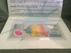 Bancnota 2000 lei 1999 Eclipsa serie 001A..... plic BNR / de colectie !